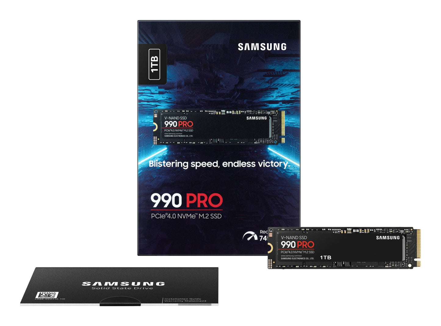 Samsung MZ-V9P1T0BW 1TB M.2 NVMe PCIe Gen4 SSD