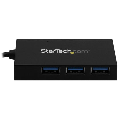 StarTech.com 4 Port USB 3.0 Hub - USB Type-A Hub with 1x USB-C & 3x USB-A Ports