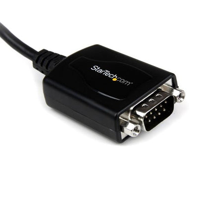 StarTech.com 1ft (30cm) 1-Port Professional USB to Serial Adapter Cable with COM