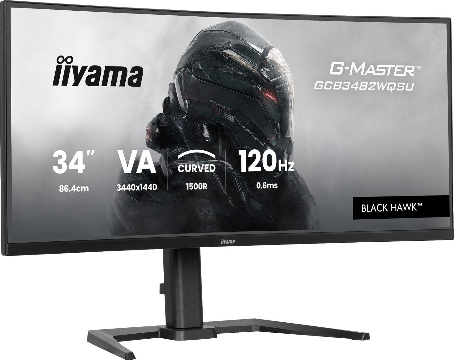 iiyama GCB3482WQSU-B1 34" UWQHD VA 120Hz Curved Monitor