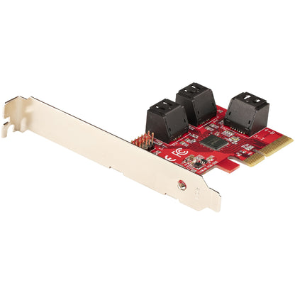 StarTech.com SATA PCIe Card - 6 Port PCIe SATA Expansion Card - 6Gbps - Low/Full Hub