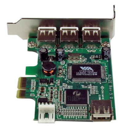 StarTech.com 4 Port PCI Express Low Profile High Speed USB Card Hub
