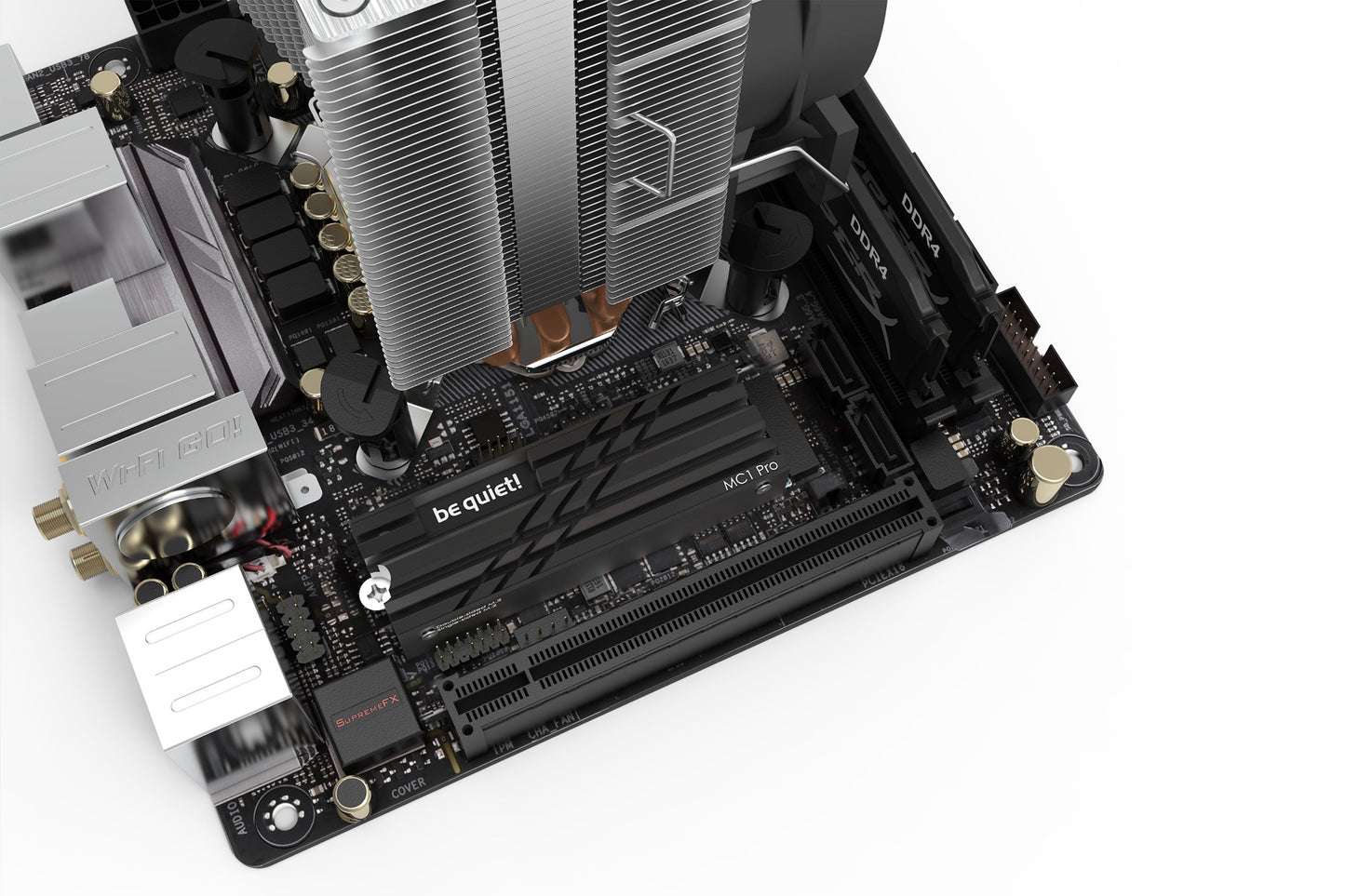 be quiet! MC1 PRO Solid-state drive Heatsink/Radiator Black 1 pc(s) Cooling