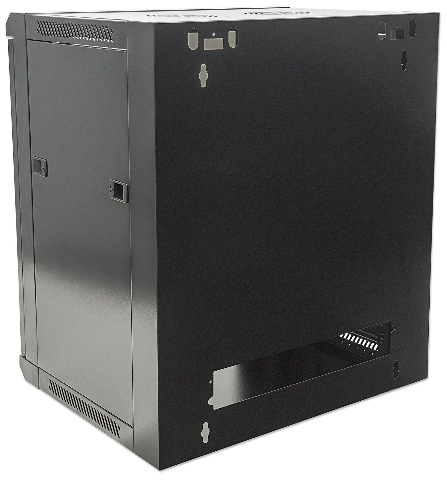 Intellinet 19" Network Cabinet - Wall Mount (Standard), 12U, 450mm Deep, Black Rack