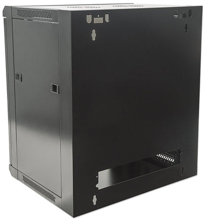 Intellinet 19" Network Cabinet - Wall Mount (Standard), 9U, 600mm Deep, Black Rack (711791)