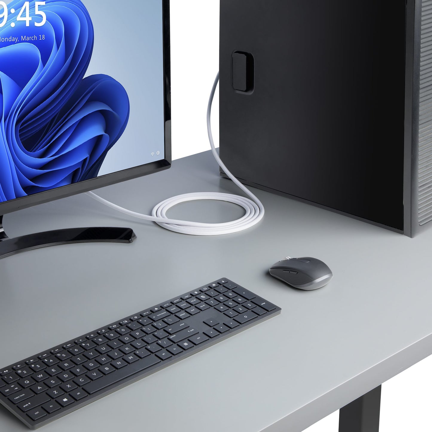 StarTech.com 10ft (3m) White VESA Certified DisplayPort 1.2 Cable, 4K 60Hz