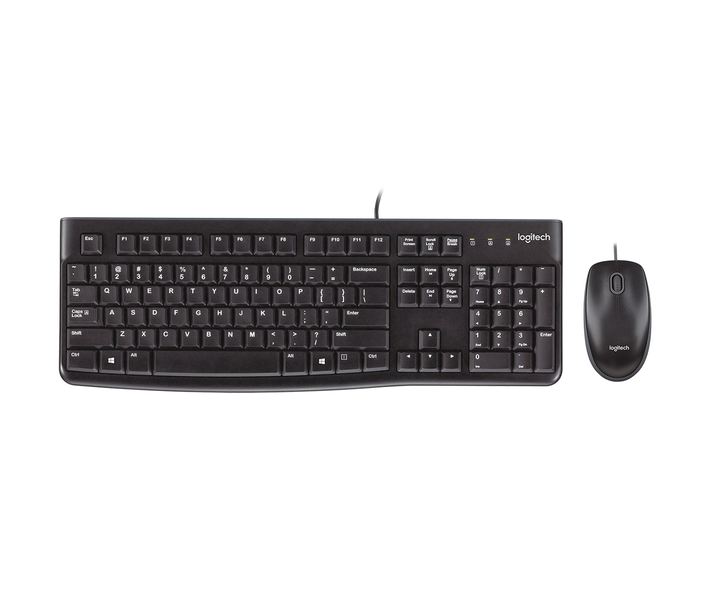 Logitech MK120 Wired Keyboard & Mouse Combo UK