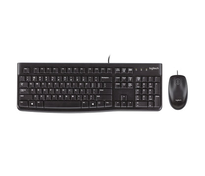 Logitech MK120 Wired Keyboard & Mouse Combo UK