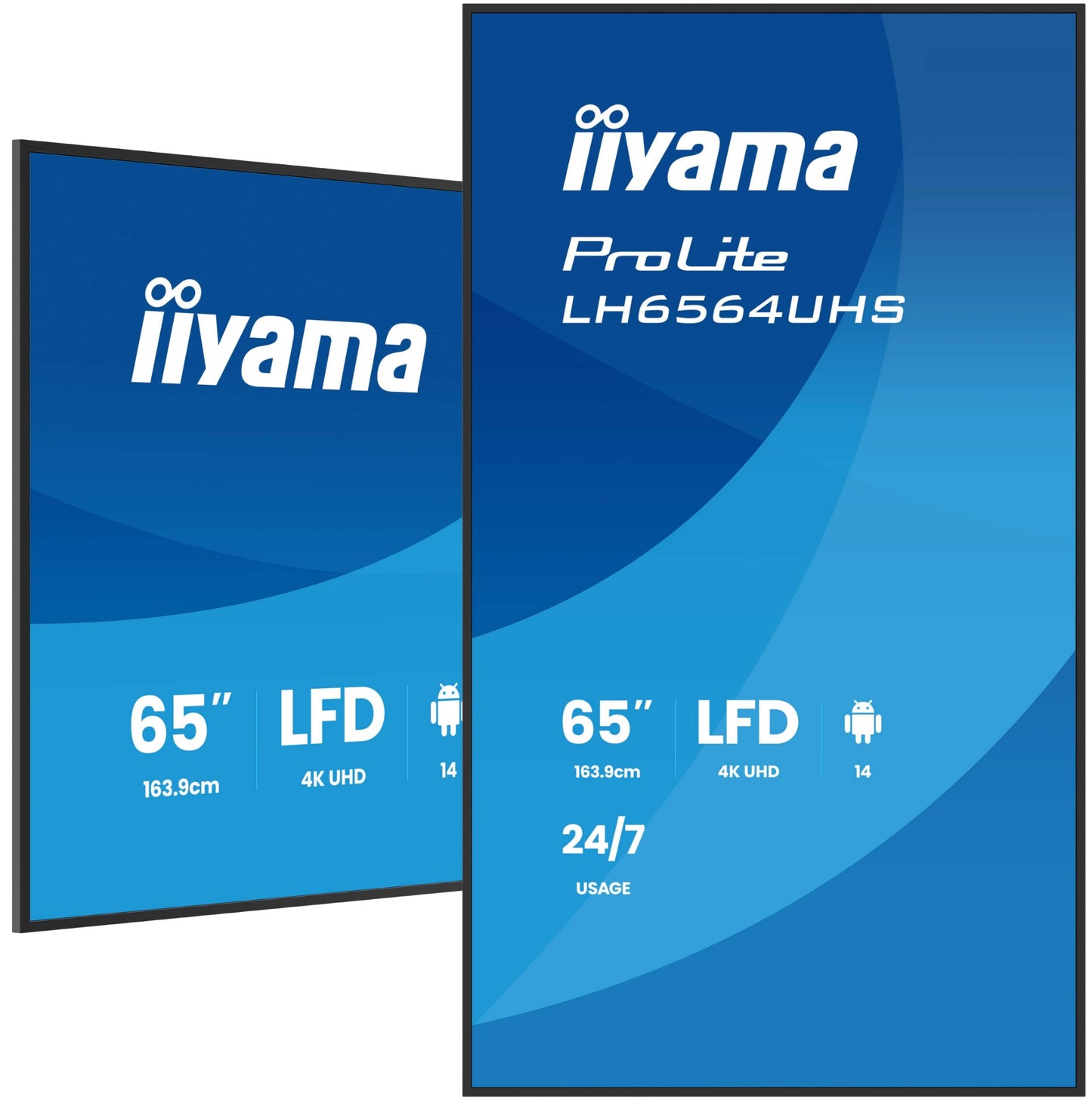 iiyama LH6564UHS-B1AG Signage Display Digital signage flat panel 4K UHD VA Monitor