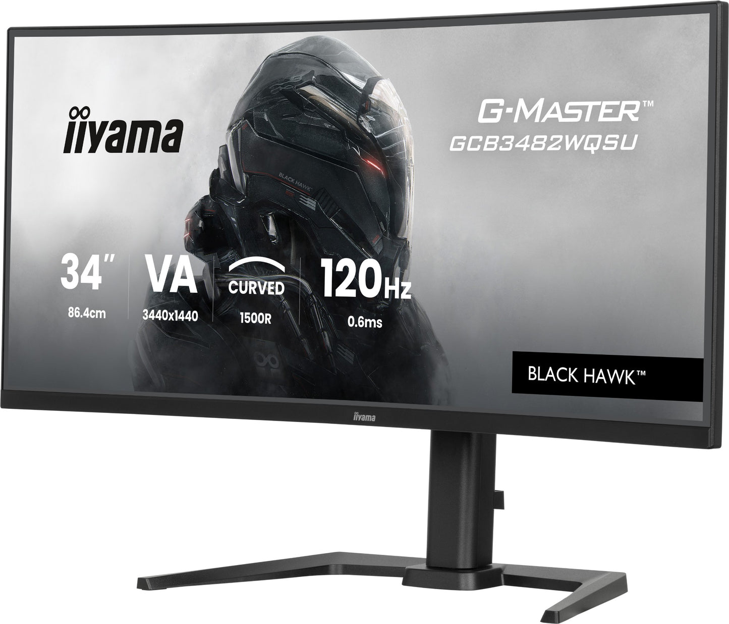 iiyama GCB3482WQSU-B1 34" UWQHD VA 120Hz Curved Monitor