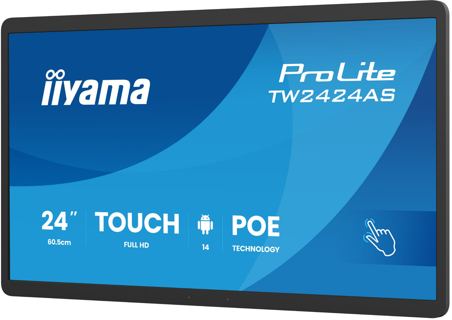 iiyama TW2424AS-B3P Signage Display Interactive flat panel 23.8" Full HD IPS Touch Monitor