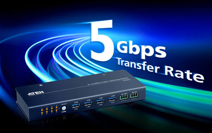 ATEN 8X4 USB 3.1 Switch With PSU