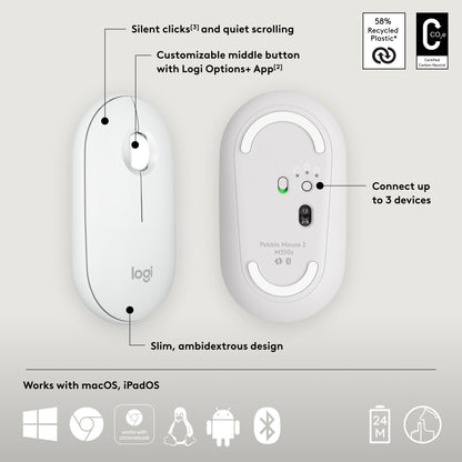 Logitech Pebble M350s Wireless Mouse