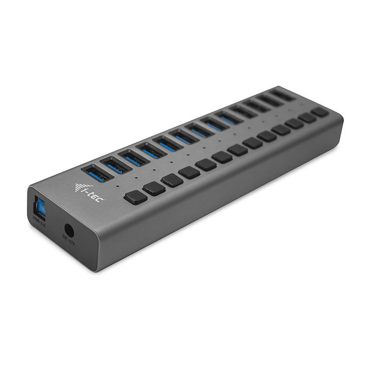 i-tec USB 3.0 Charging HUB 13port + Power Adapter 60 W Charger
