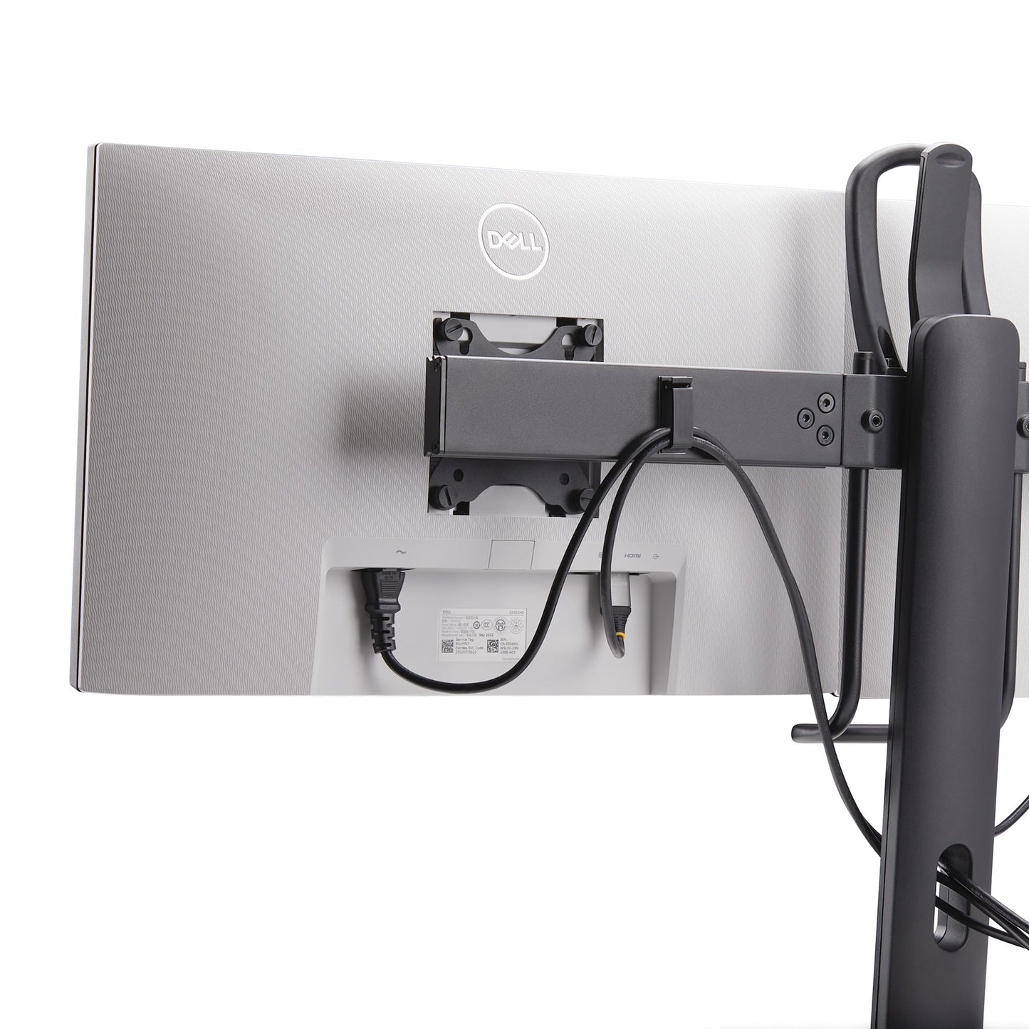 StarTech.com Crossbar Dual Monitor Desk Stand For Double 27-inch Screens, VESA Mount
