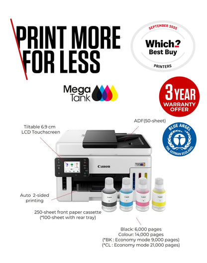Canon MAXIFY GX6150 Inkjet A4 600 x 1200 DPI Wi-Fi Printer