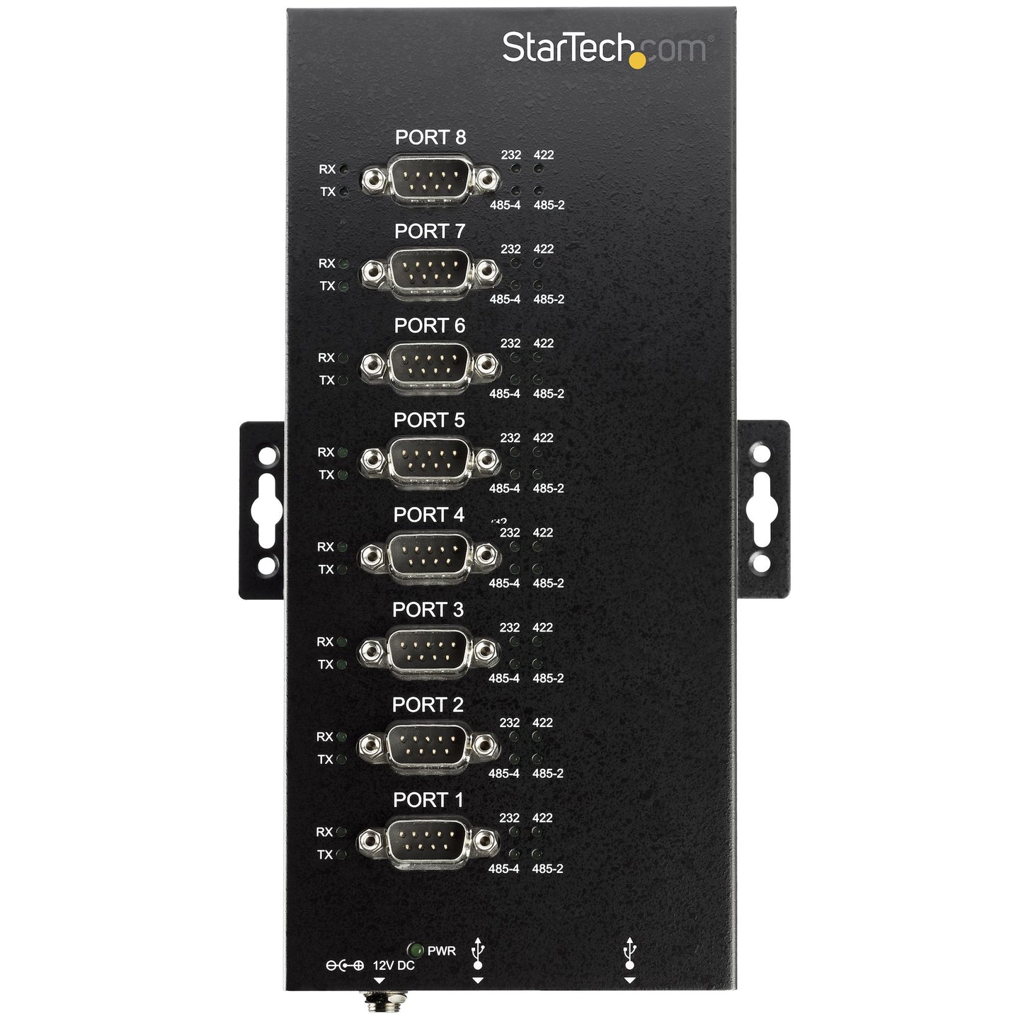 StarTech.com 8 Port Serial Hub USB to RS232/RS485/RS422 Adapter - Industrial USB 2.0