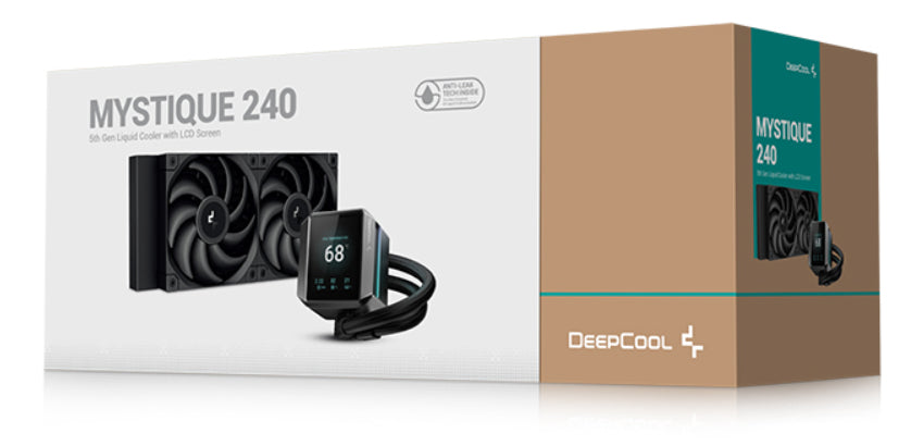 DeepCool MYSTIQUE 240 Processor All-in-one liquid cooler 12 cm Black 1 pc(s) Cooling