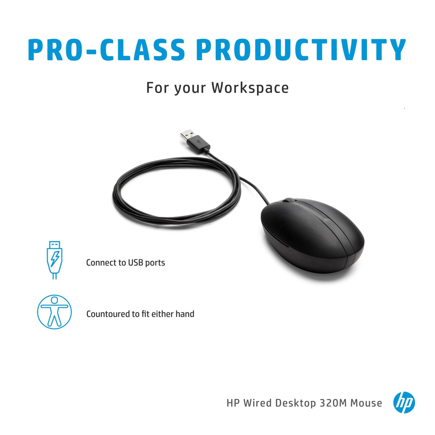 HP 320M Wired Mouse