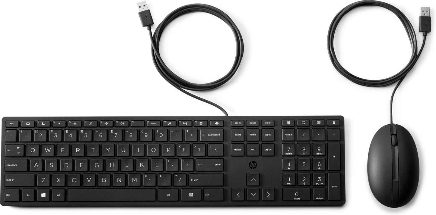 HP 320MK Wired Keyboard & Mouse Combo