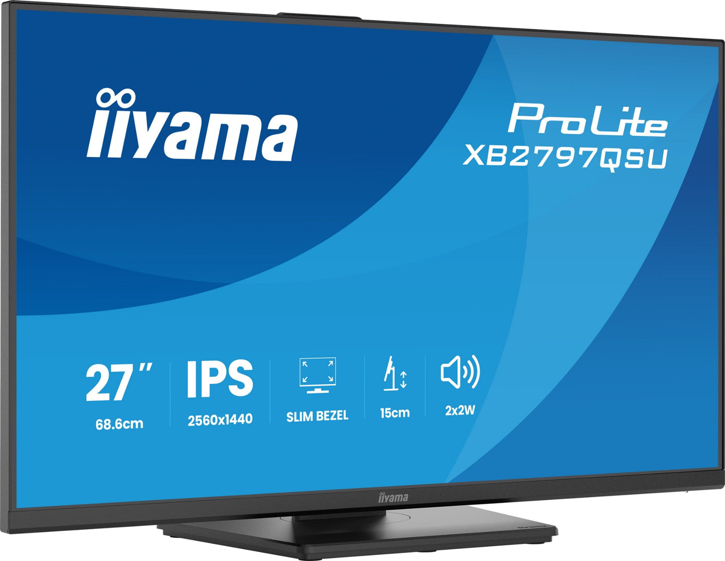 iiyama ProLite XB2797QSU-B1 27" QHD IPS Monitor