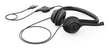 Logitech H390 USB Headset Wired Head-band Calls/Music USB Type-A Black
