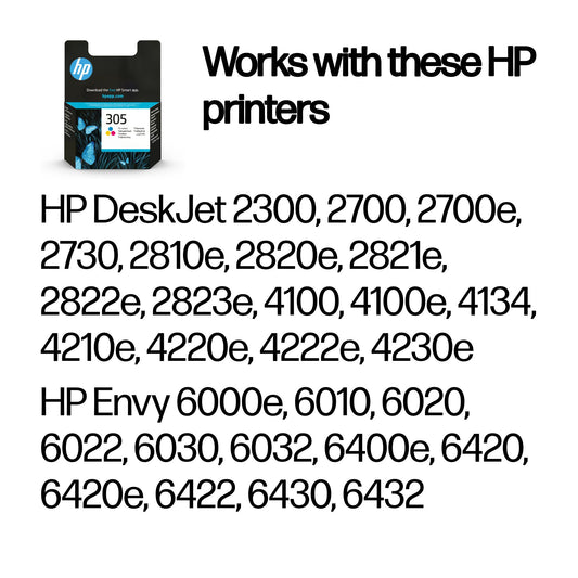 HP 3YM60AE/305 Color Ink Cartridge (100 pages)