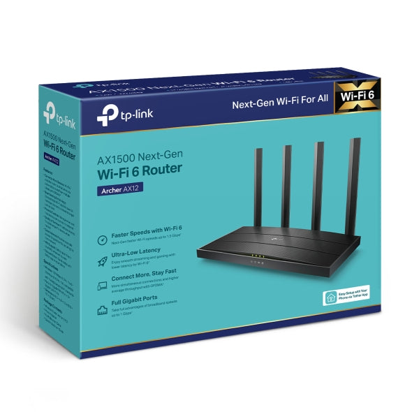 TP-LINK Archer AX1500 Wi-Fi 6 Router WiFi 6 Networking