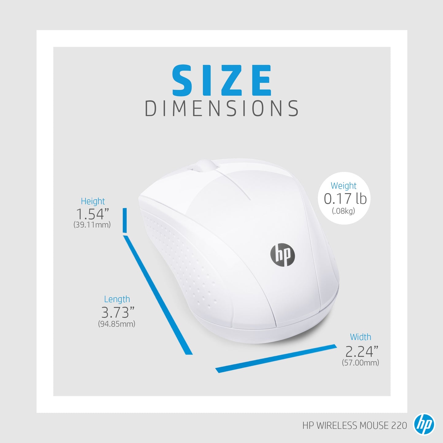 HP 220 Wireless Mouse (12AAABB)