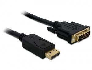 DeLOCK Displayport > DVI 24+1 St/St 2m DVI-D Cable