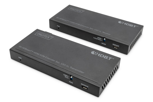 Digitus 4K HDBaseT™ 2.0 HDMI KVM extender set, 150 m KVM Switch