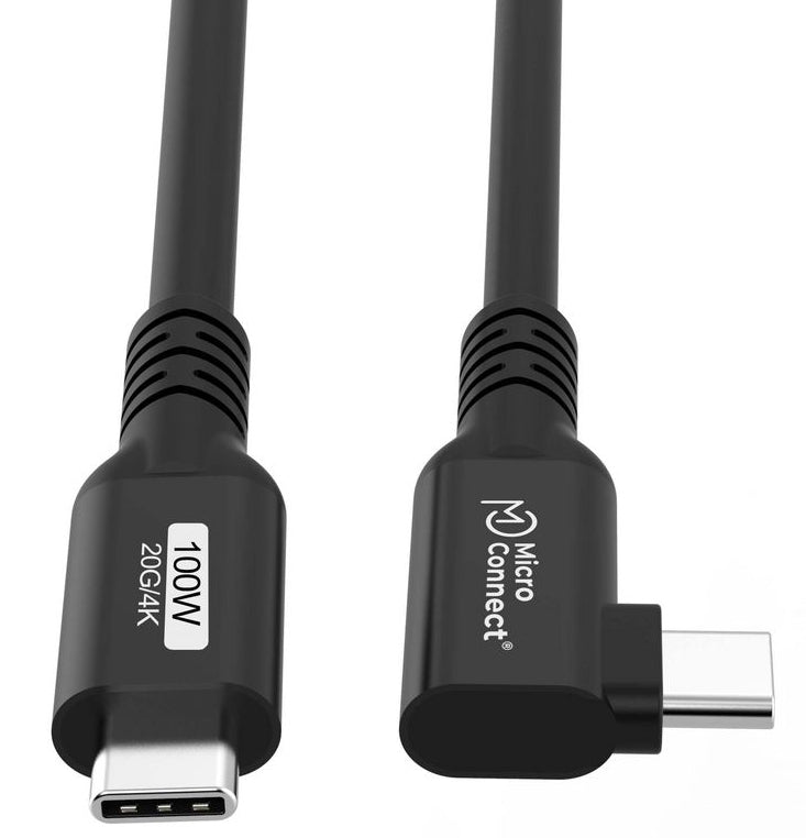 Microconnect USB3.2CC2-A USB cable USB 3.2 Gen 2x2 2 m USB C Black