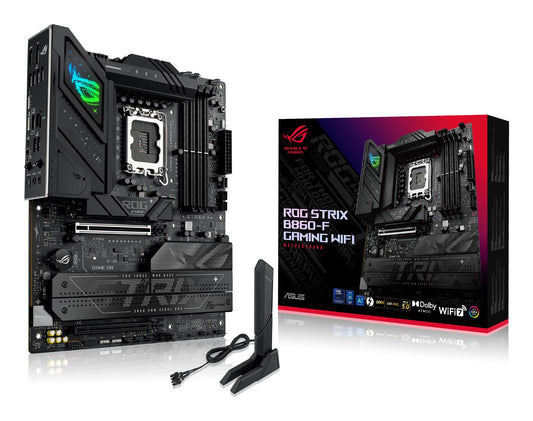 ASUS ROG STRIX B860-F GAMING WIFI Intel B860 LGA 1851 (Socket V1) ATX Motherboard