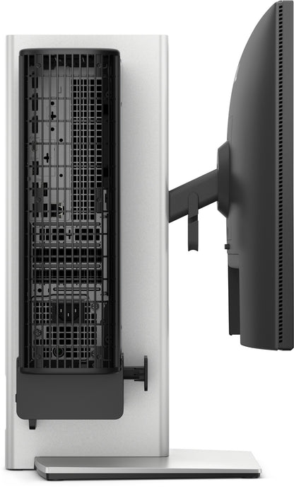 DELL Pro Slim OSS25 68.6 cm (27") Desk Black, Silver Mount
