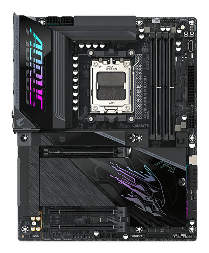 Gigabyte X870E AORUS PRO X3D Motherboard - Supports AMD Ryzen 9000 CPUs, 18+2+2