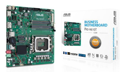ASUS PRO H610T-CSM Intel H610 LGA 1700 Thin Mini ITX Motherboard