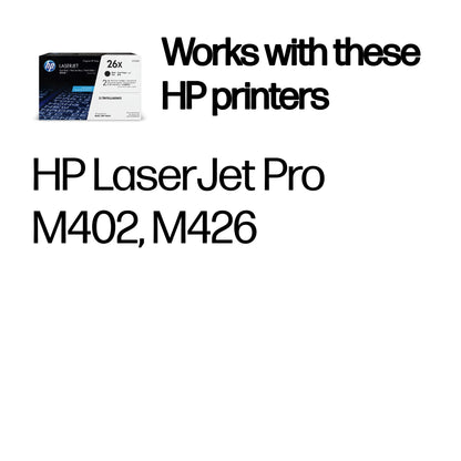 HP CF226XD/26X Toner Cartridge (9K pages)