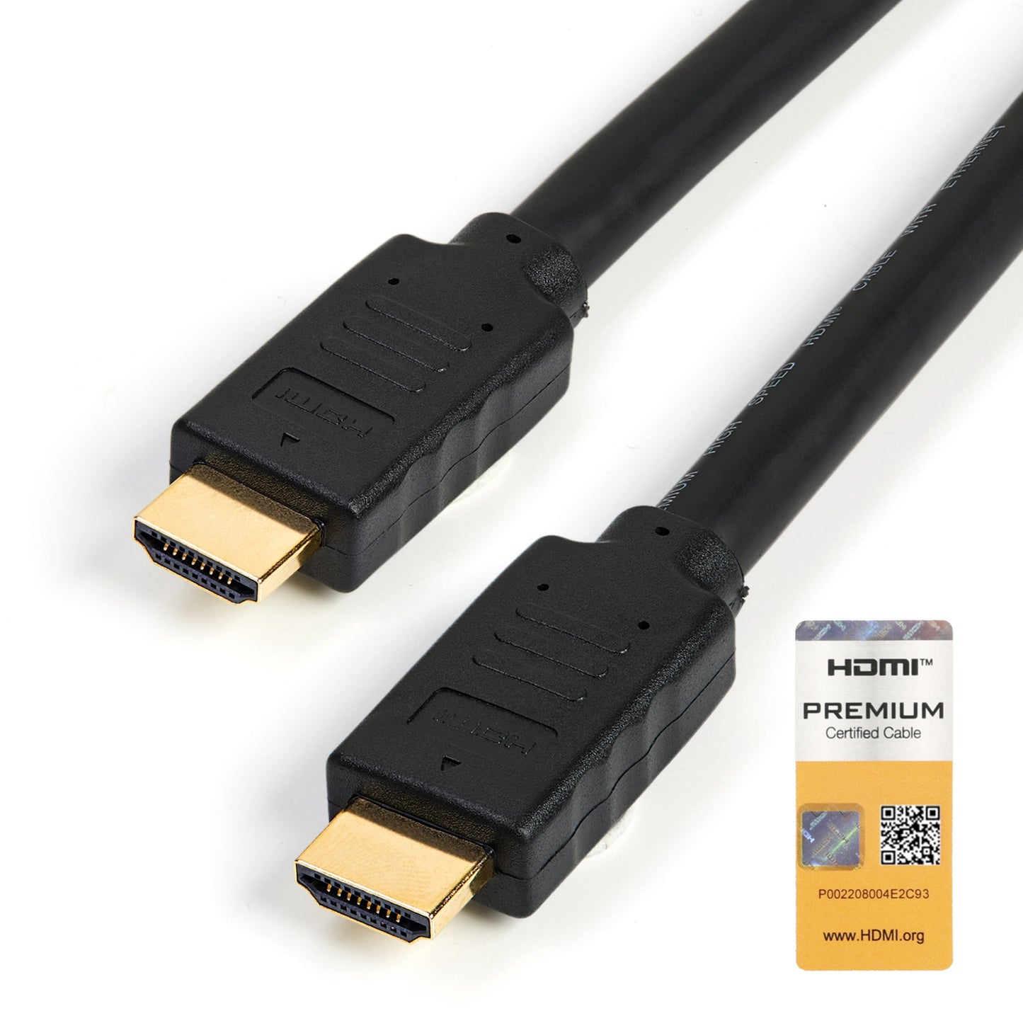 StarTech.com 15ft (5m) Premium Certified HDMI 2.0 Cable with Ethernet - High Speed