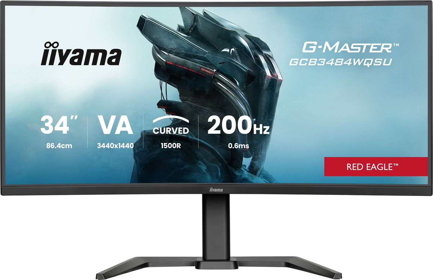 iiyama G-MASTER GCB3484WQSU-B2 34" UWQHD VA 200Hz Curved Monitor