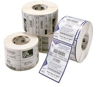 Zebra Z-Perform 1000T White Permanent Adhesive Labels