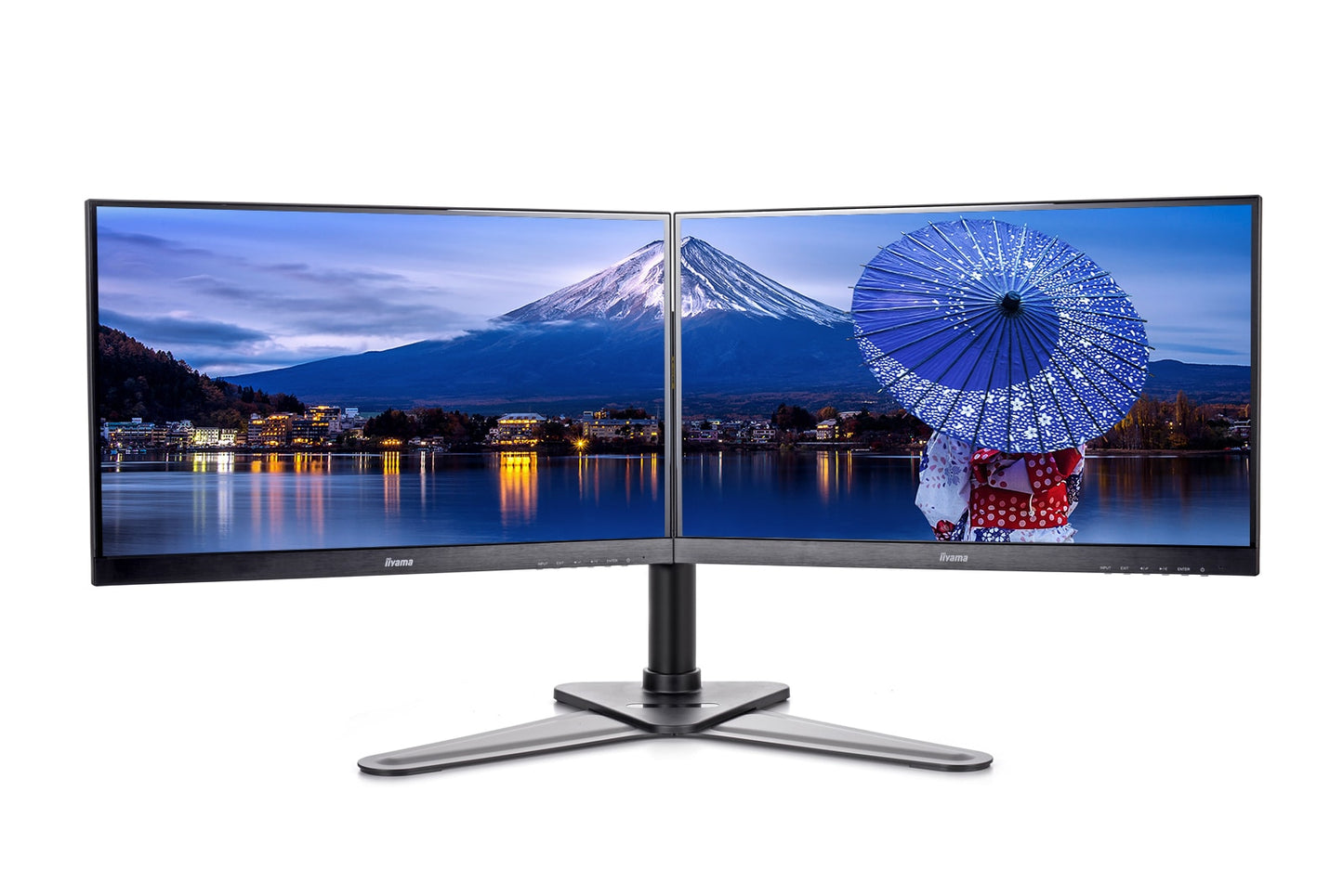 iiyama DS1002D-B1 monitor mount / stand 81.3 cm (32") Desk Black