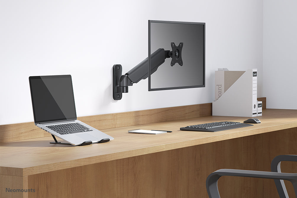 Neomounts WL70-440BL11 Monitor/TV mount wall 17-32" - gas spring - full motion