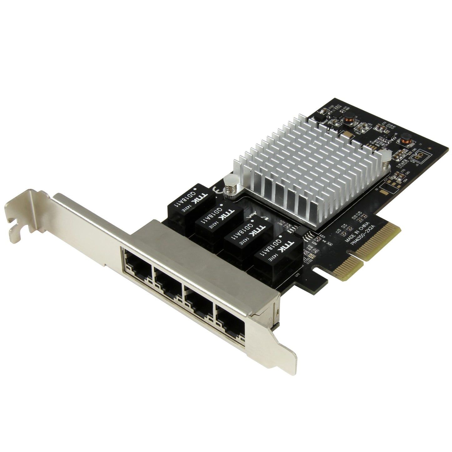 StarTech.com 4-Port Gigabit Ethernet Network Card - PCI Express, Intel I350 NIC Network Adapter