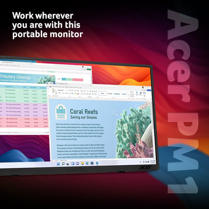 Acer PM161QT portable 15.6" Full HD IPS Monitor