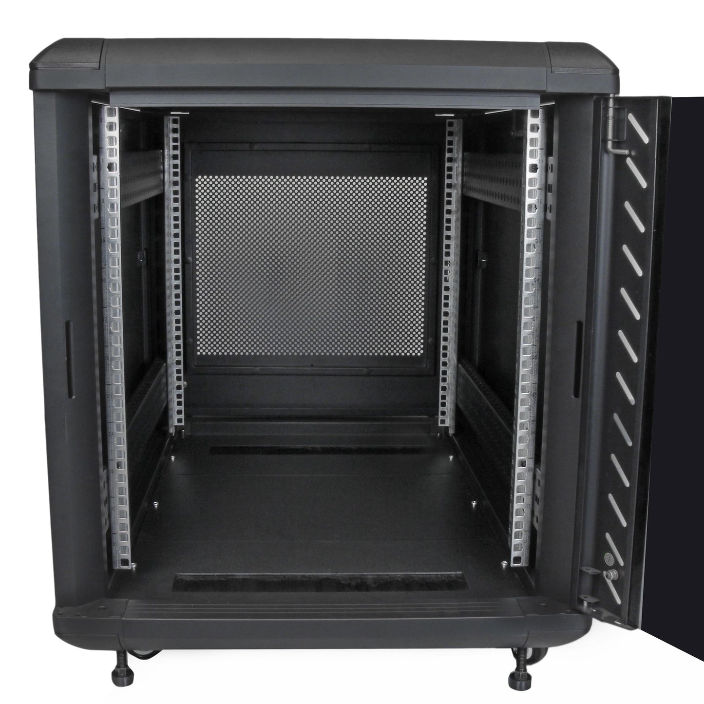StarTech.com 12U Enterprise-Grade Flat Pack Server Rack Cabinet, 19in Enclosed