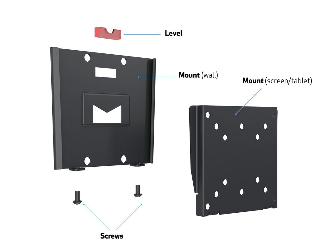 MULTIBRACKETS M VESA Wallmount I Black 50x50 75x75 100x100
