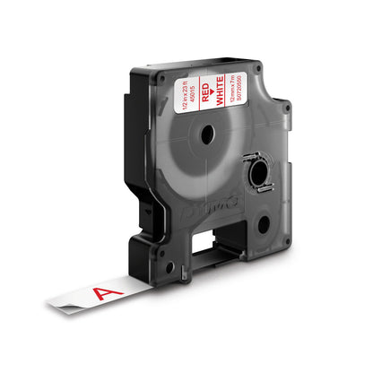 DYMO 45015/S0720550 DirectLabel-etikettes red on white 12mm x 7m for Dymo D1 Labels