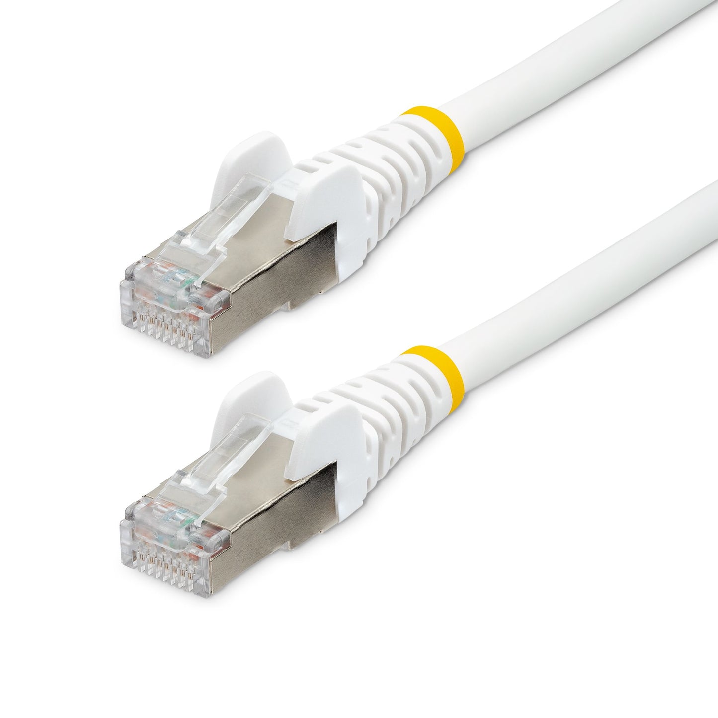 StarTech.com 5m CAT6a Ethernet Cable - White - Low Smoke Zero Halogen (LSZH) - 10GbE