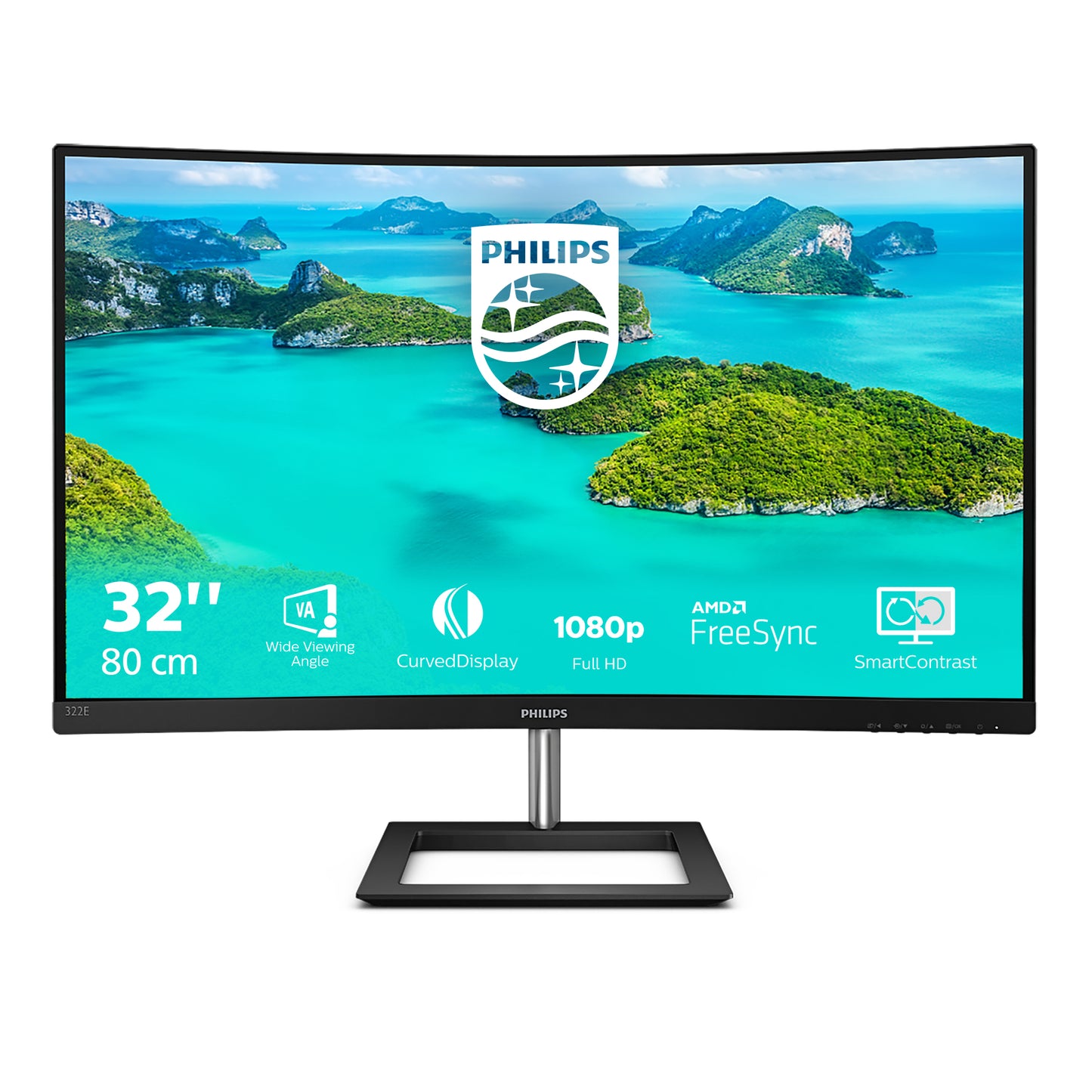 Philips E Line 322E1C/00 31.5" Full HD VA Curved Monitor
