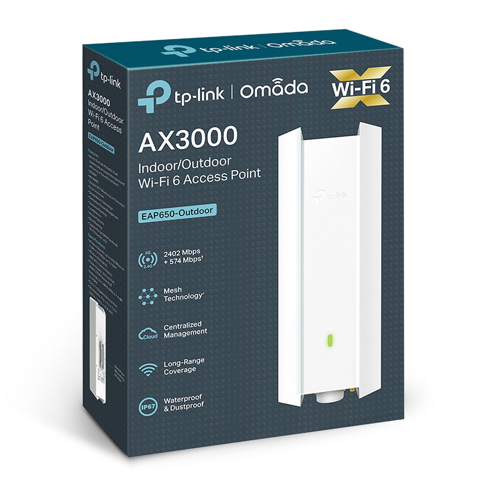 TP-LINK Omada AX3000 Indoor/Outdoor WiFi 6 Access Point WiFi 6 Networking